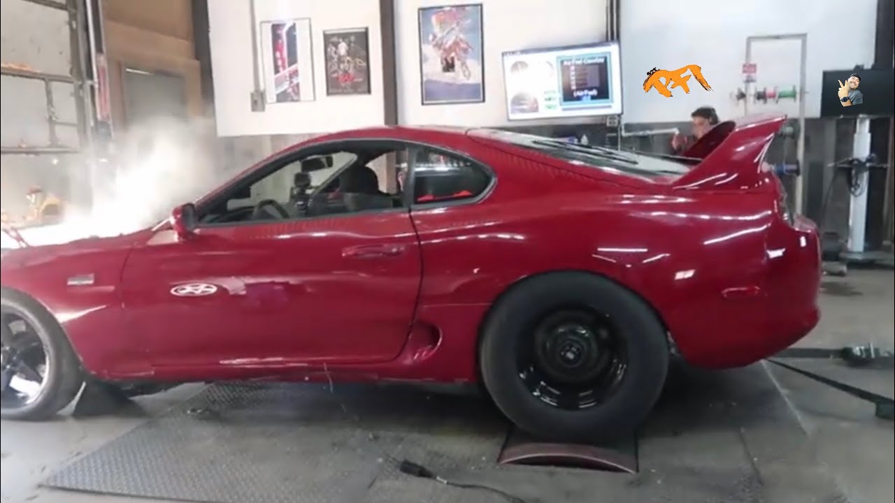 2jz Makes So much Power It Tears The Strap on the Dyno! 🔥🤷🏻‍♂️
