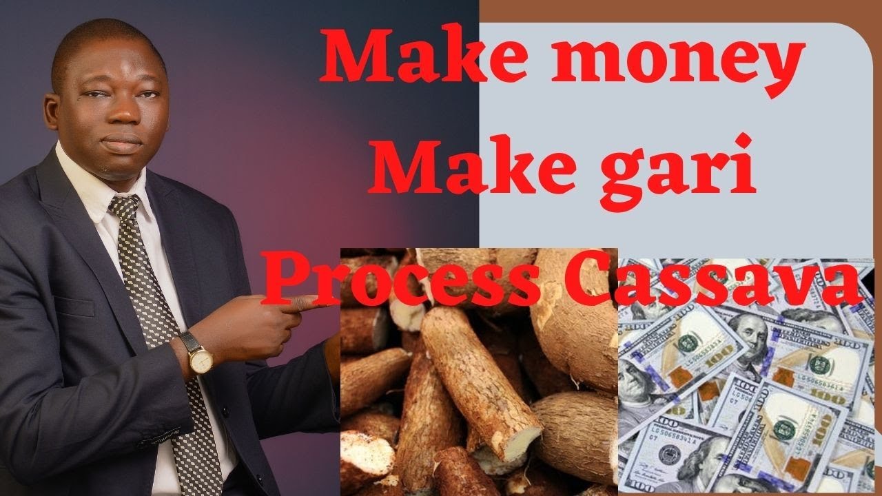 HOW TO PROCESS GARRI FROM CASSAVA - HOW GARI (CASSAVA FLAKES) IS PROCESSED IN NIGERIA)