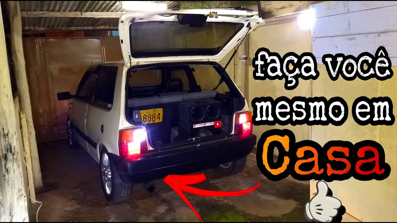 Como Trocar as Lâmpadas da Lanterna Traseira do Fiat Uno !!!