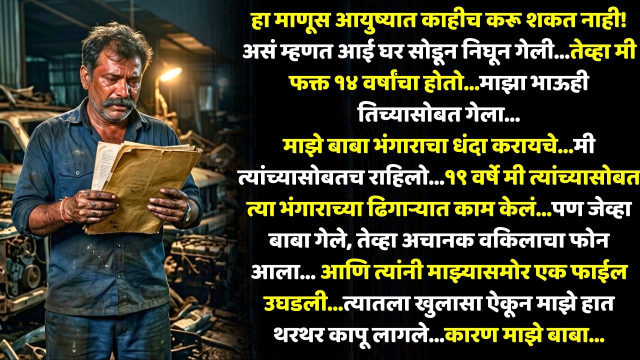 माझे बाबा भंगाराचा धंदा करायचे म्हणून आई आम्हाला सोडून गेली…१९ वर्षांनी वकिलाचा फोन आला आणि...