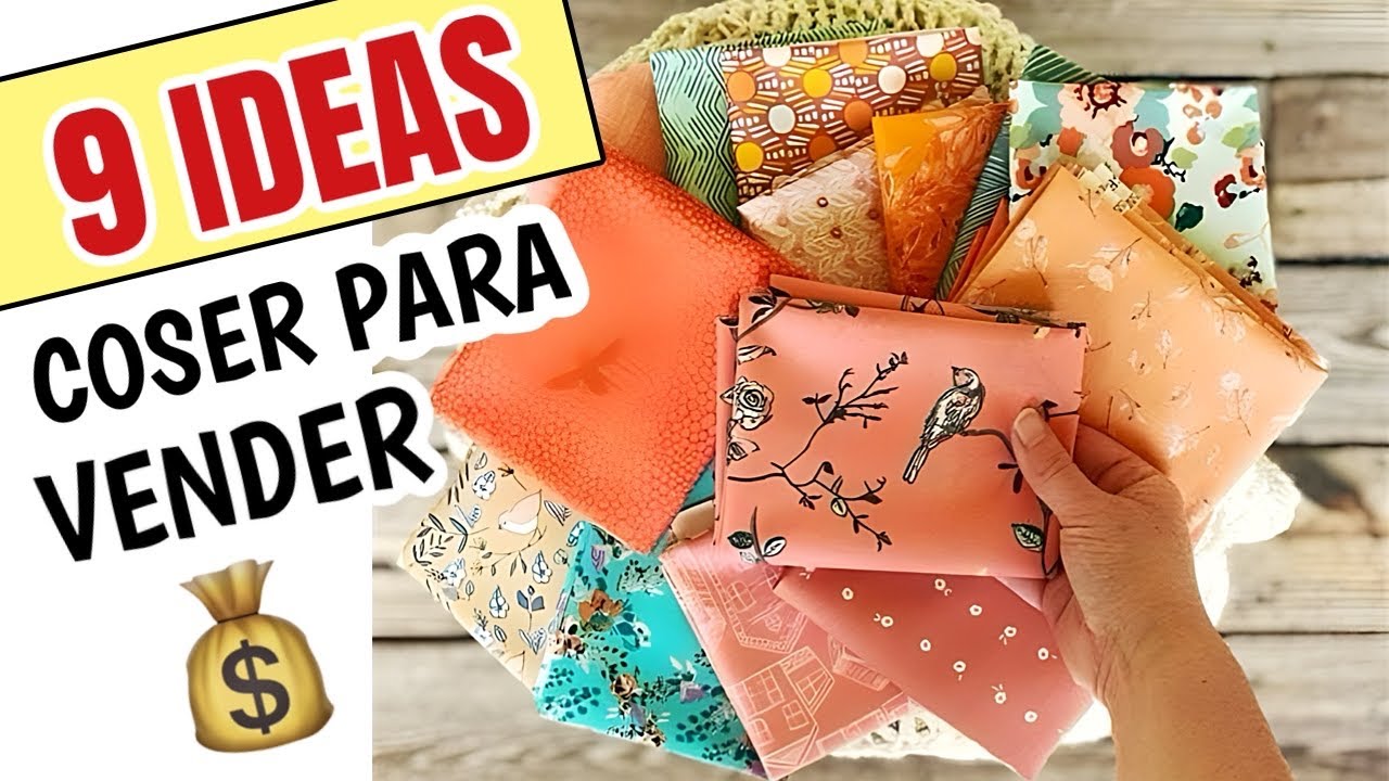 COSER PARA VENDER | 9 MANUALIDADES ÚTILES Y FÁCILES DE HACER CON TELA PARA ORGANIZAR