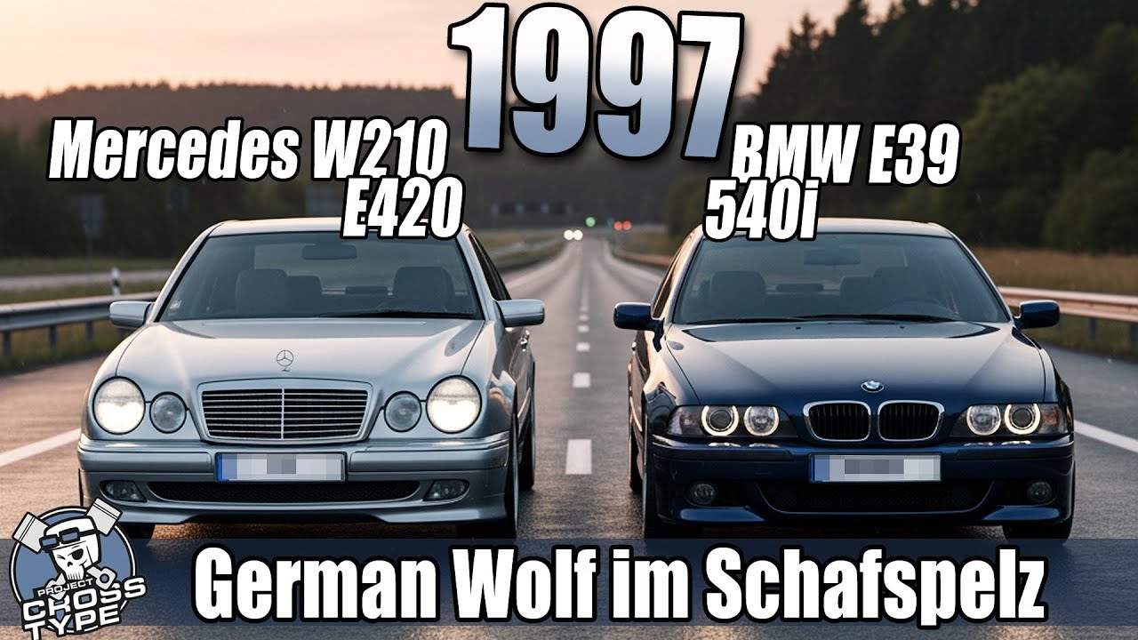 Vergleich Mercedes W210 E420 vs BMW E39 540i German Wolf im Schafspelz