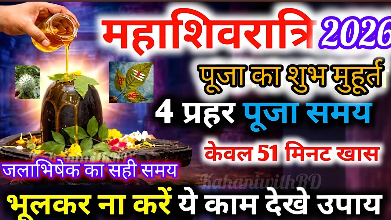 Shivratri kab hai|पूजा का शुभ मुहूर्त|महाशिवरात्री पूजा विधि|Maha Shivratri Kab Hai#shivratri 