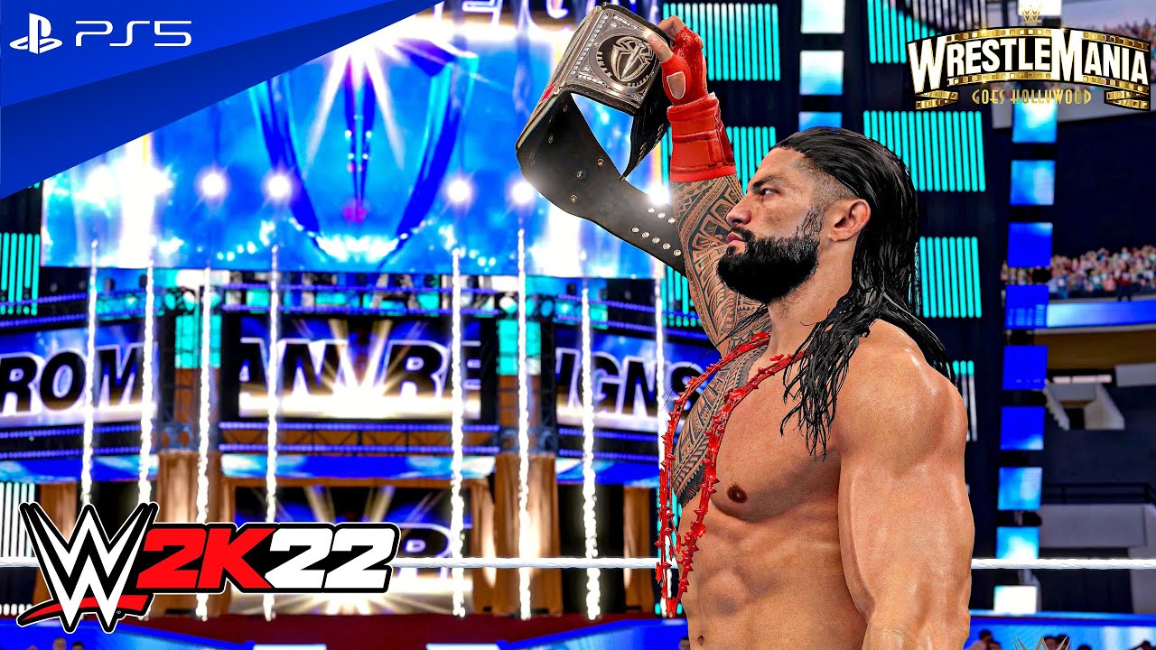 WWE 2K22 - Cody Rhodes vs. Roman Reigns - WrestleMania 39 Main Event Match For The WWE Championship
