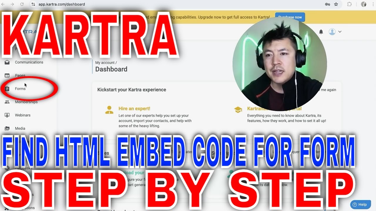 ✅  How To Find HTML Embed For Kartra Email Capture Form 🔴
