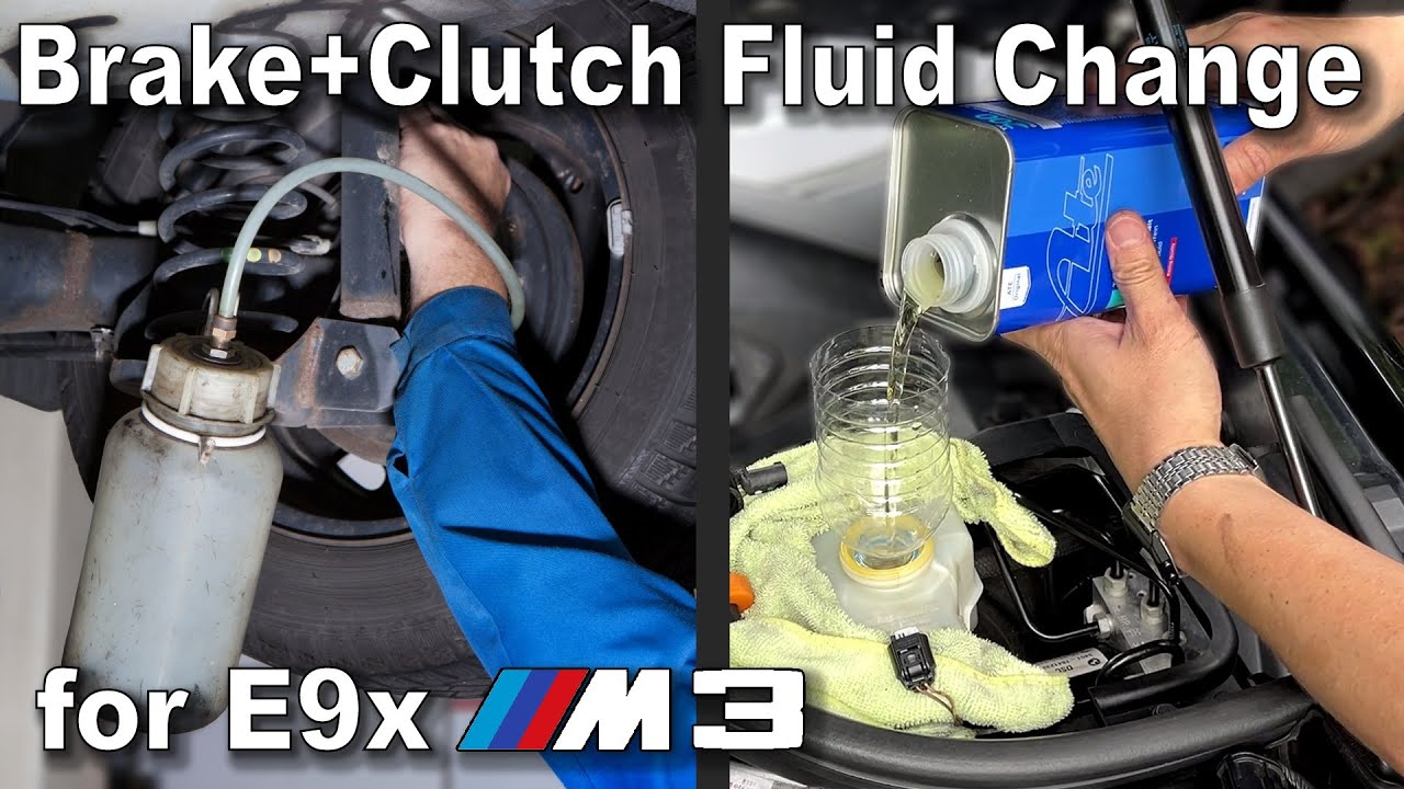 Brake + Clutch Fluid Change DIY + CBS Reset for BMW E90 M3 (6MT)