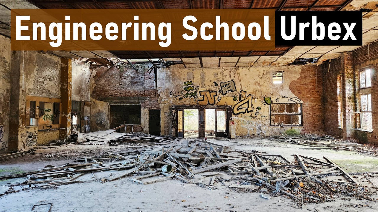 Abandoned Engineering School Urbex Mission | Ruins, Graffiti & Structural Collapse | Lost Place