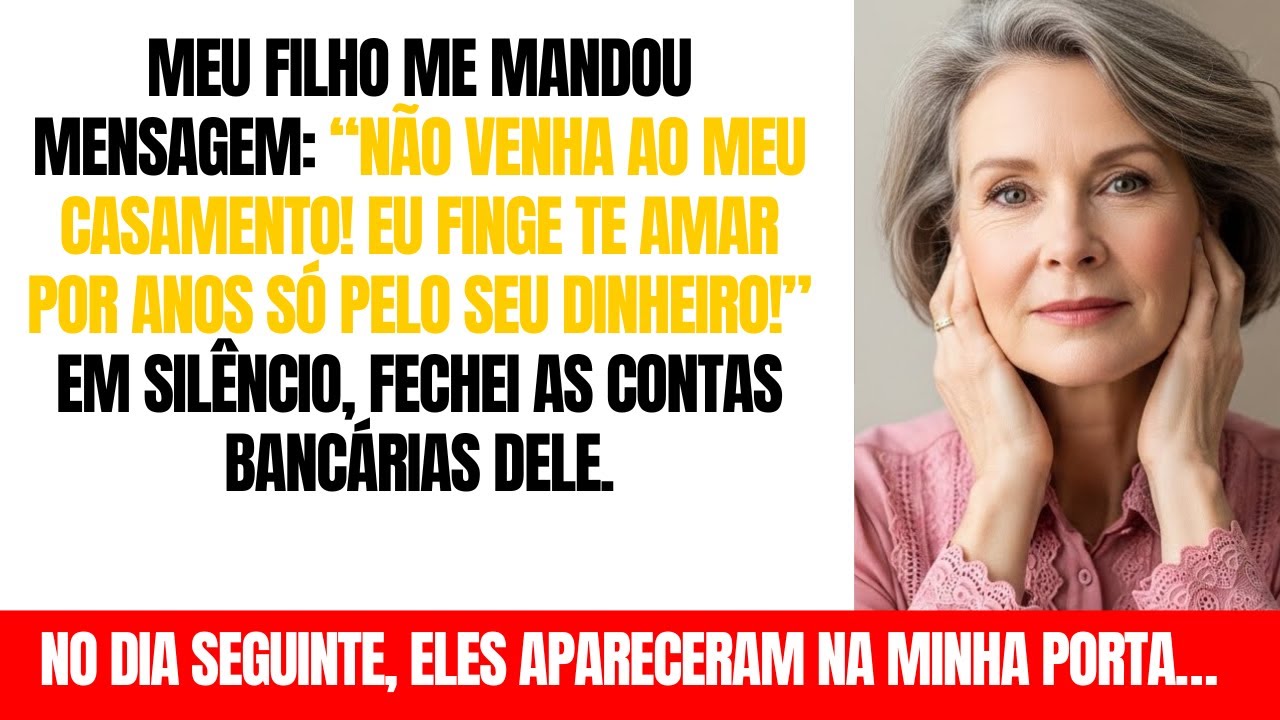 Meu filho confessou: 'Fingi te amar por anos só pelo dinheiro.' Cancelei tudo em silêncio...