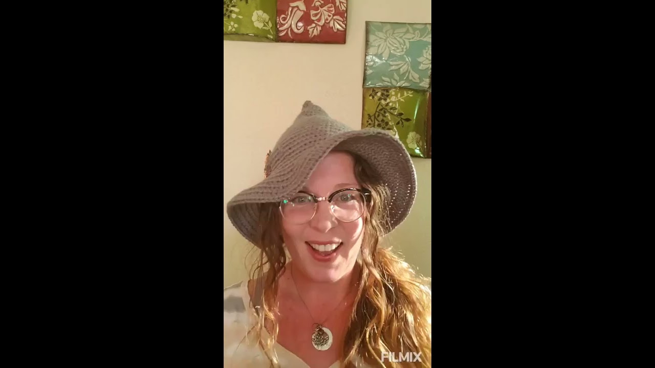 HOW TO CROCHET A CASUAL WITCH HAT EVERYDAY WEAR
