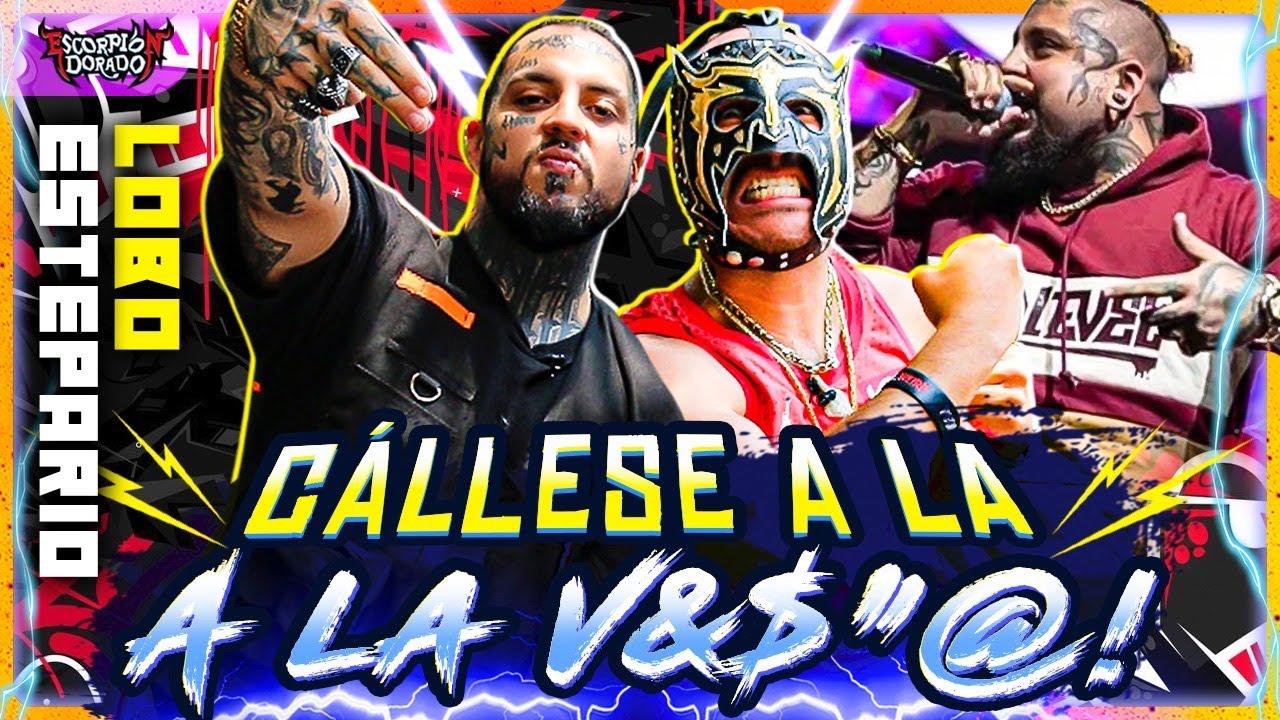 LOBO ESTEPARIO & Escorpión Dorado #AlVolante Freestyler y rapero en un mismo vato!