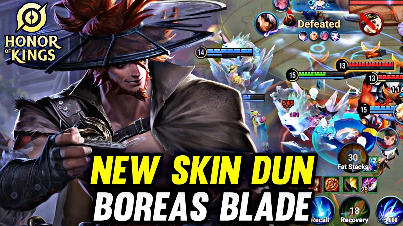NEW SKIN DUN BOREAS BLADE - HONOR OF KINGS