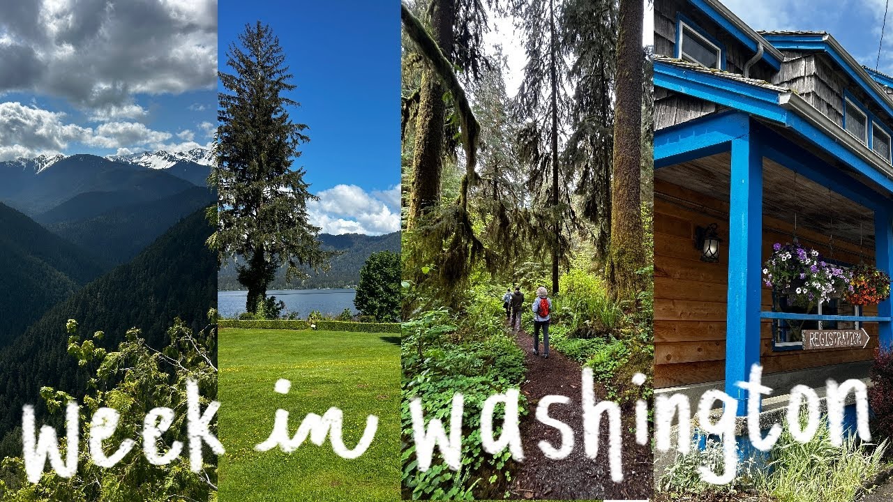 a week in washington || olympic national park, lakes, and seattle