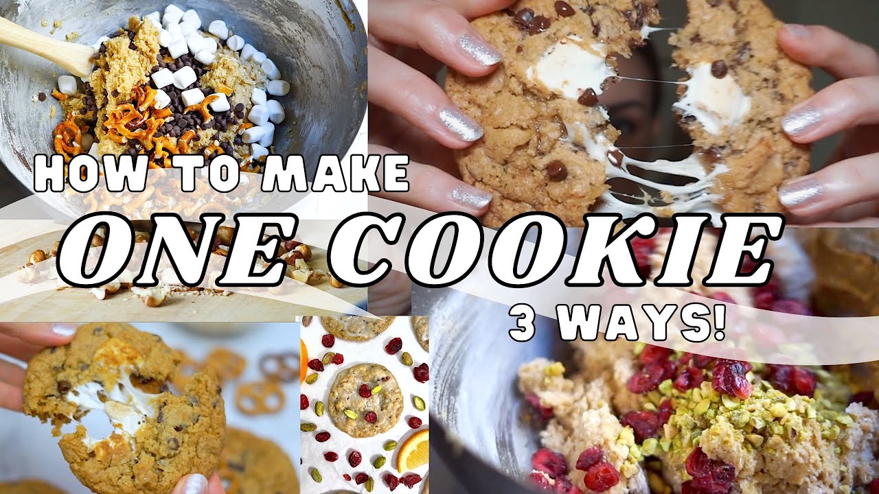 3 DELICIOUS VEGAN COOKIE RECIPES 🍪1 cookie dough, 3 different ways