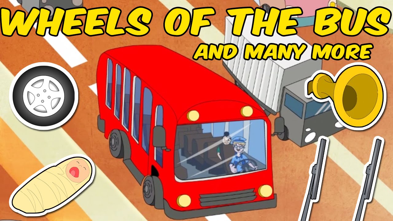 Wheels On The Bus | Fun Kids Nursery Rhymes Compilation