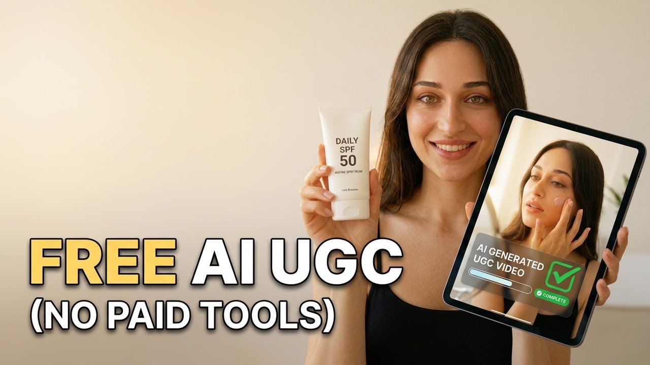 Free AI  UGC Video Generator (No Paid Tools Needed)