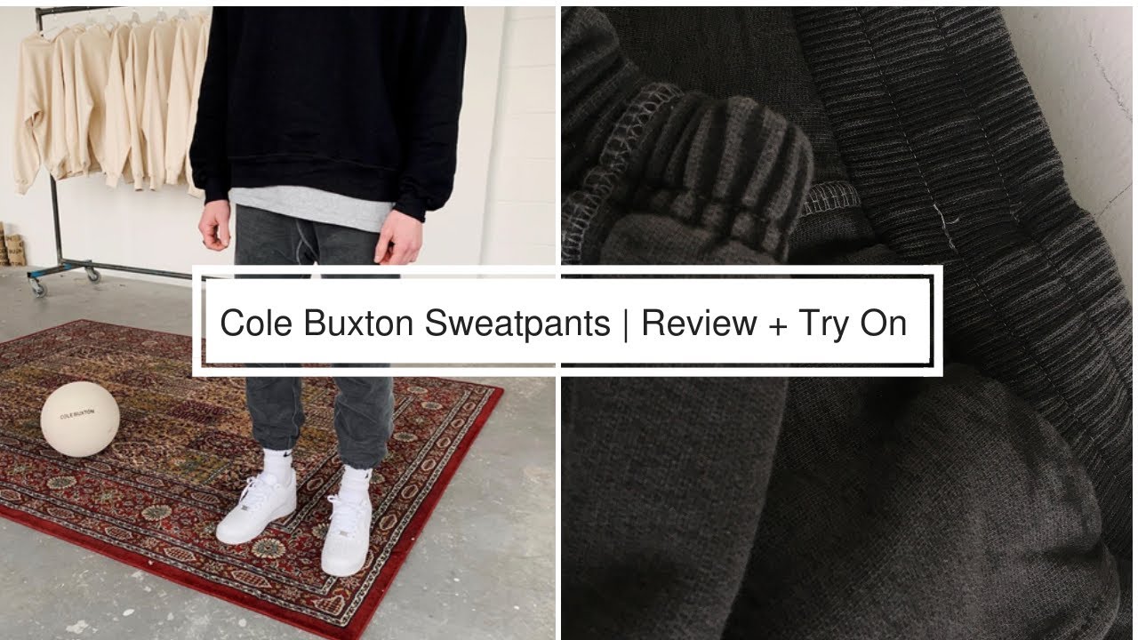 Cole Buxton Warm Up Sweatpants | Review | Sizing | Try On