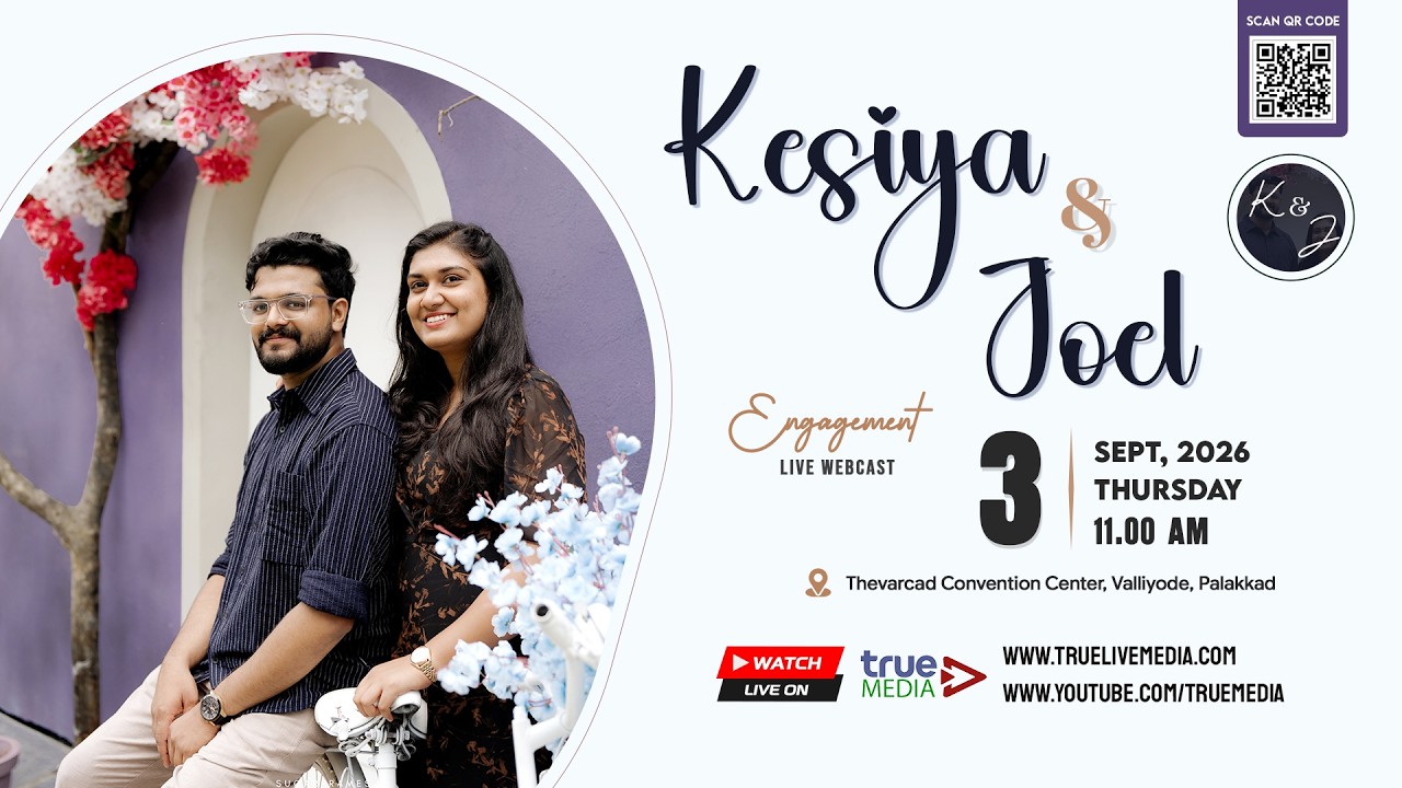 KESIYA & JOEL ENGAGEMENT LIVE WEBCAST | 3 Sep 2026 | True Media