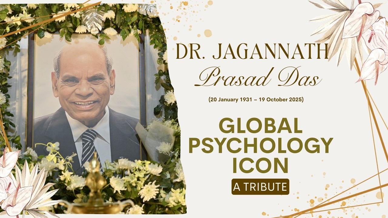 A Tribute to Dr. J.P. Das | Odisha’s Global Icon in Psychology & Intelligence Research | OdishaLIVE