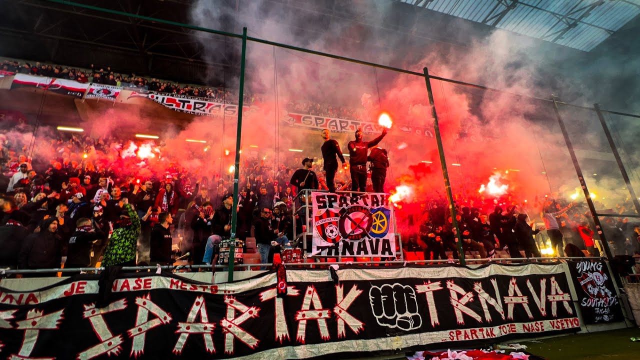 DERBY: Spartak Trnava vs. Slovan Bratislava 2/4/2023 [ZOSTRIH ULTRAS SPARTAK]