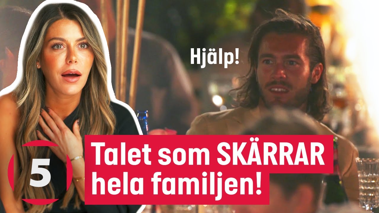 Bianca & familjen SKÄRRADE av Pernillas detaljerade bröllopstal | Wahlgrens värld | Kanal 5 Sverige