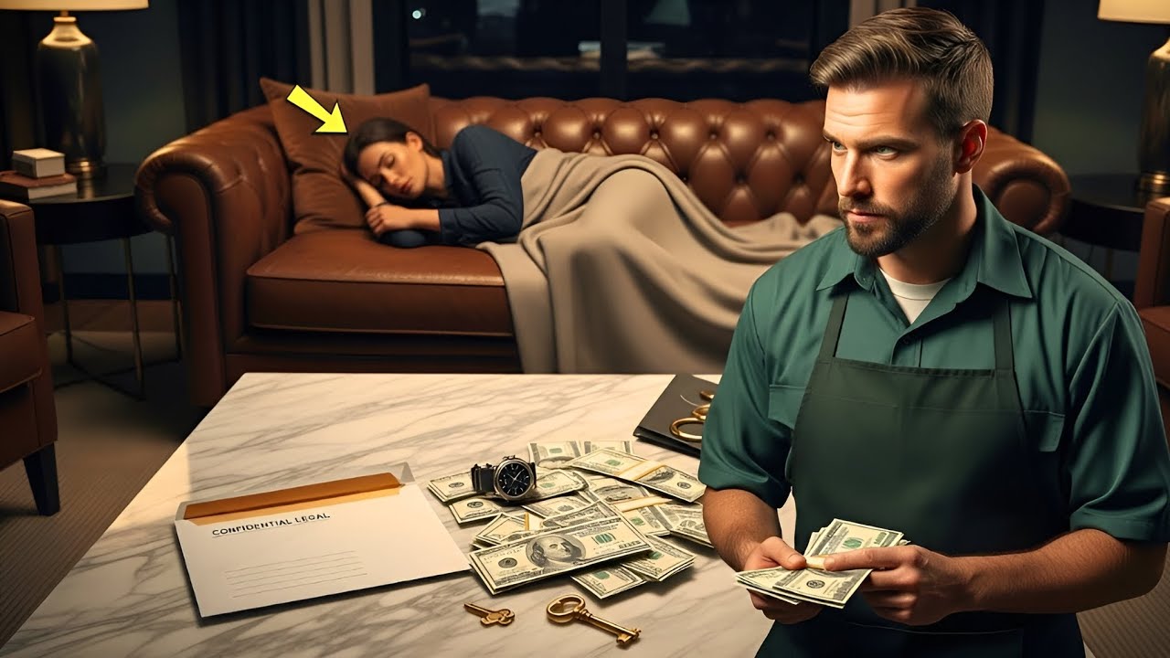 The Billionaire CEO Pretended to Sleep to Test Her Janitor — But What He Did Left Her Speechless