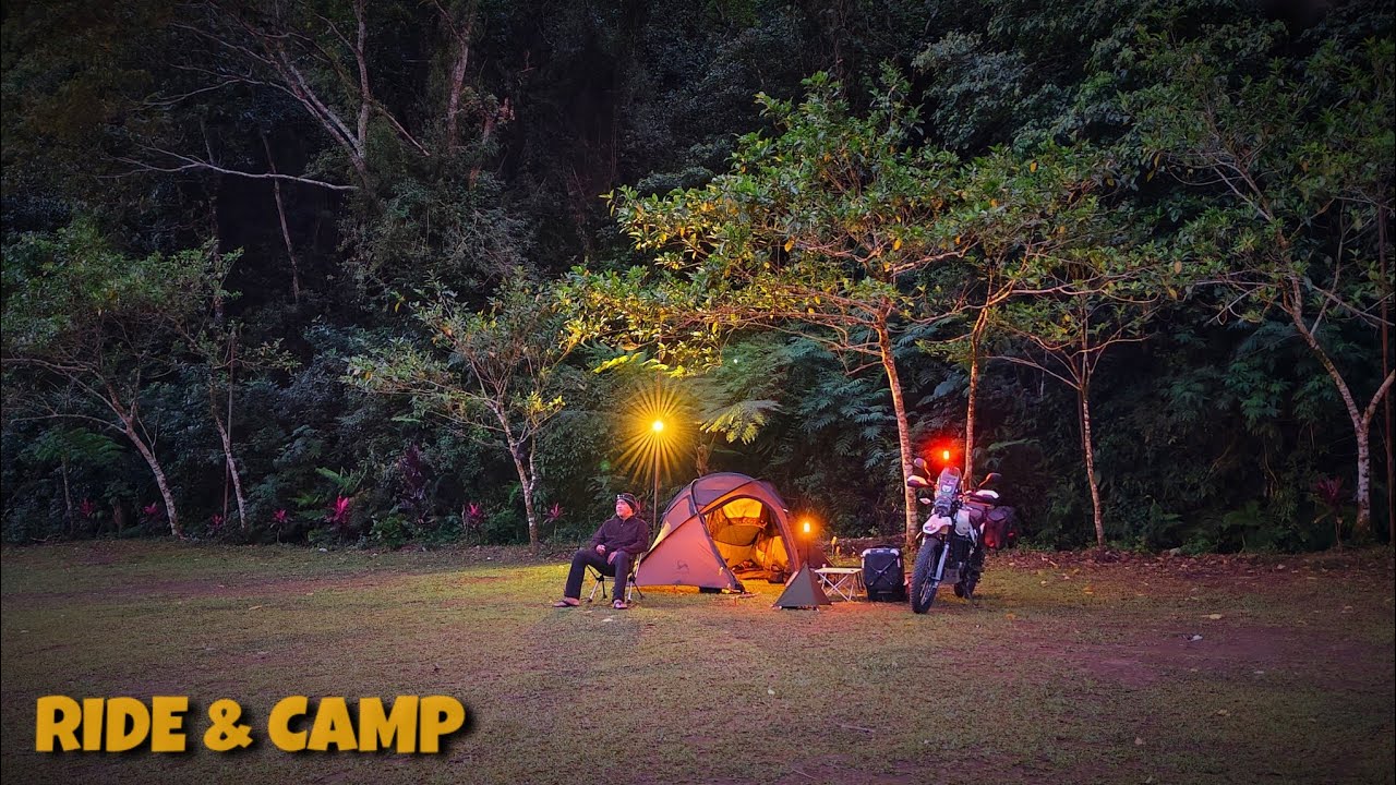 MT. BANAHAW BANGKONG KAHOY MOTOCAMPING COLD NIGHT WITH TOMOUNT TENT SET UP