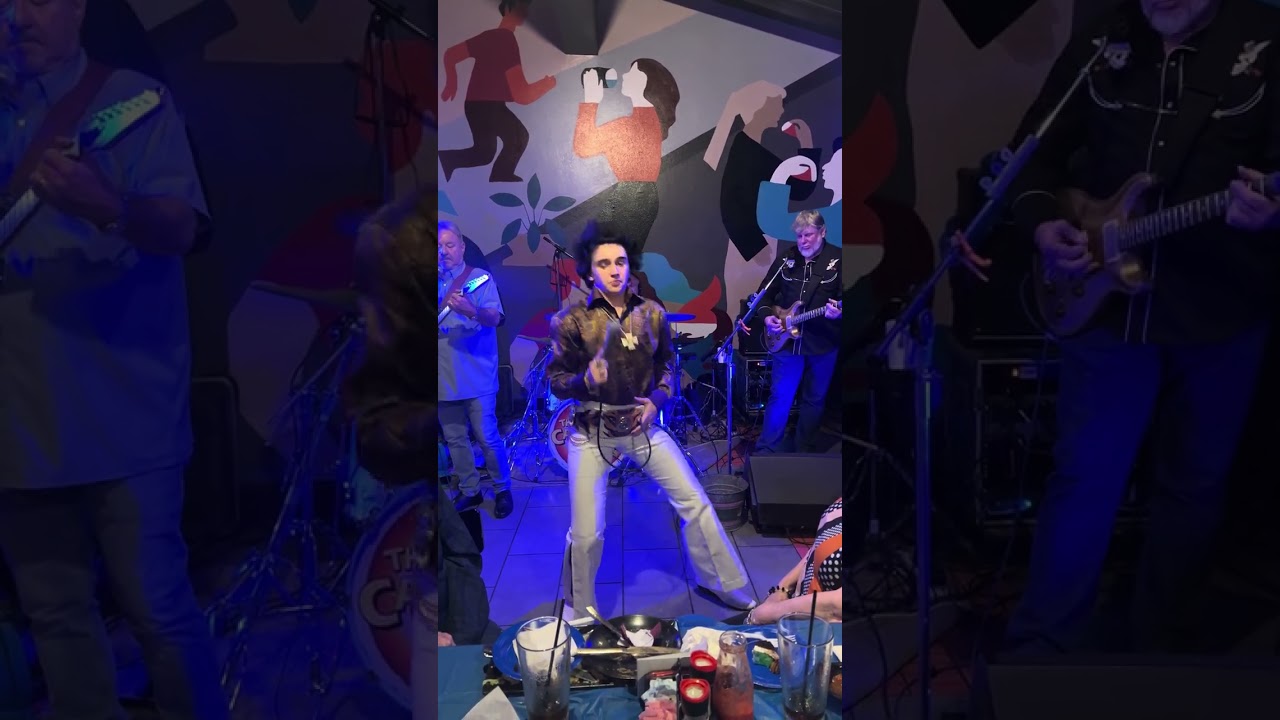 Performing Elvis with my dad on his birthday. What an honor ￼