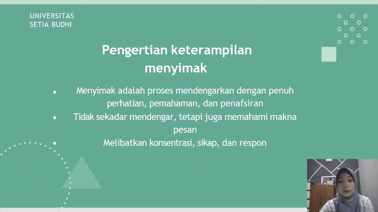 PENTINGNYA KETERAMPILAN MENYIMAK DALAM KOMUNIKASI EFEKTIF 