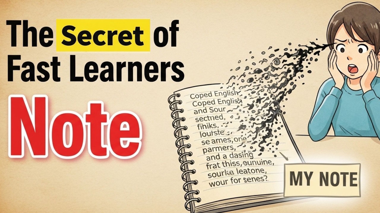 The Note-Taking Method Genius English Learners Use