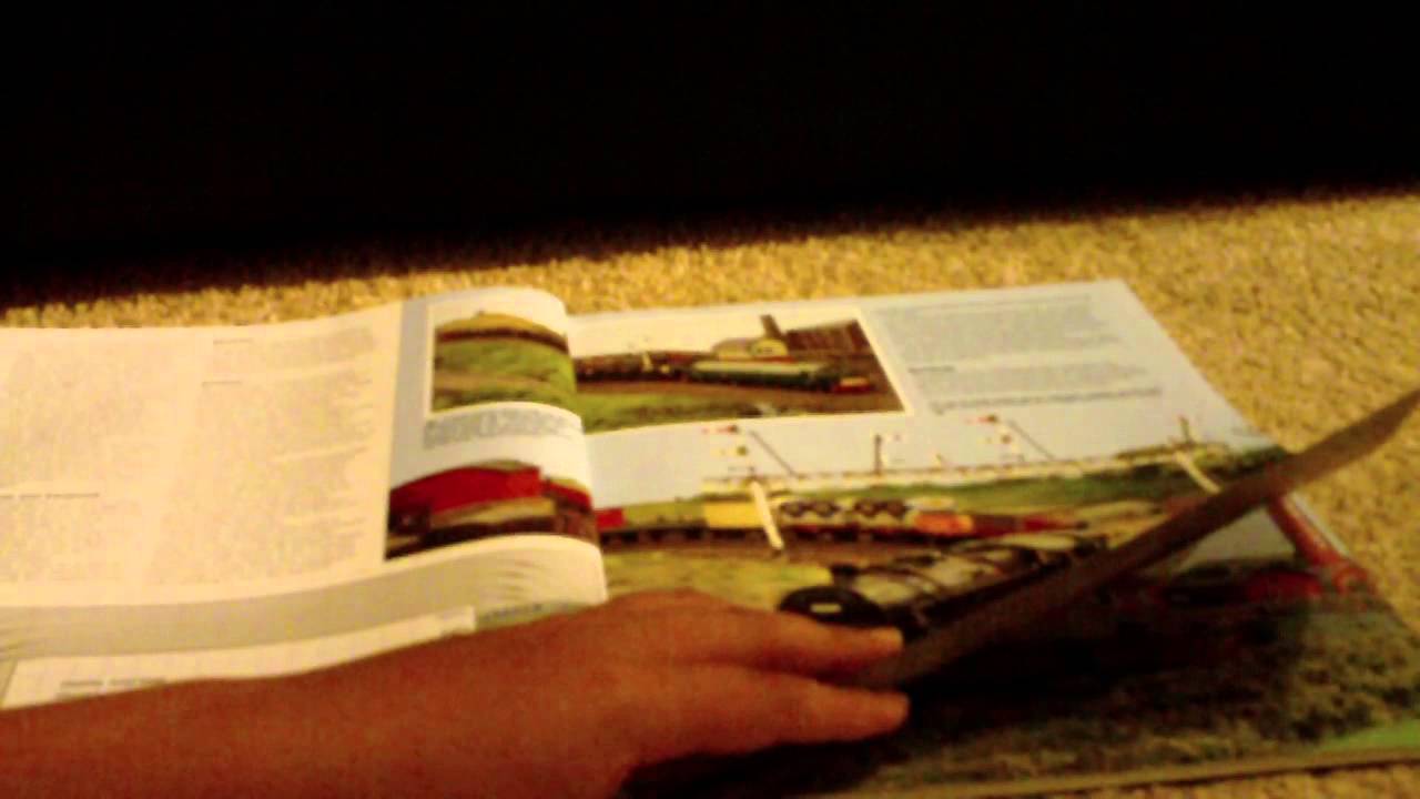 asmr: flipping through a magazine 'Railway Modeller