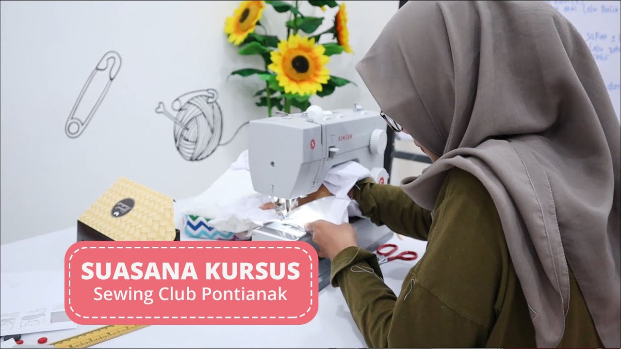 Suasana Kelas Jahit Di Sewing Club Pontianak