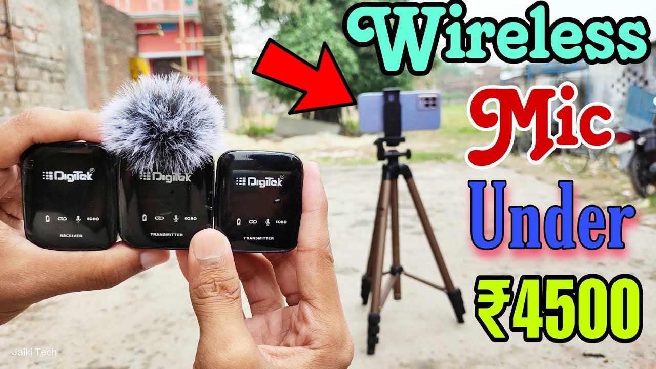 Digitek Wireless Microphone Better Then Road Wireless Mic | Best Wireless Mic Under 5000 For YouTube