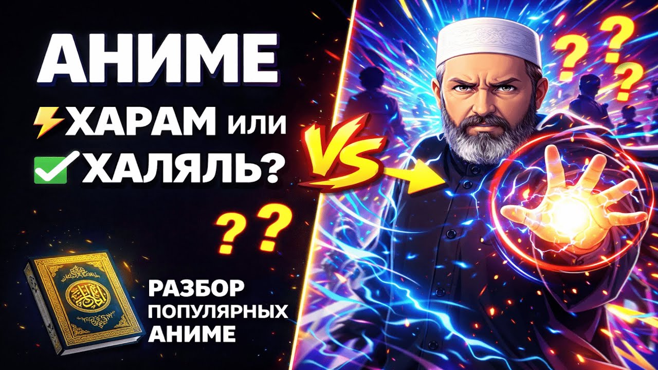 АНИМЕ - ХАРАМ или ХАЛЯЛЬ в ИСЛАМЕ? РАЗБОР популярных АНИМЕ (Наруто, Атака Титанов) #аниме