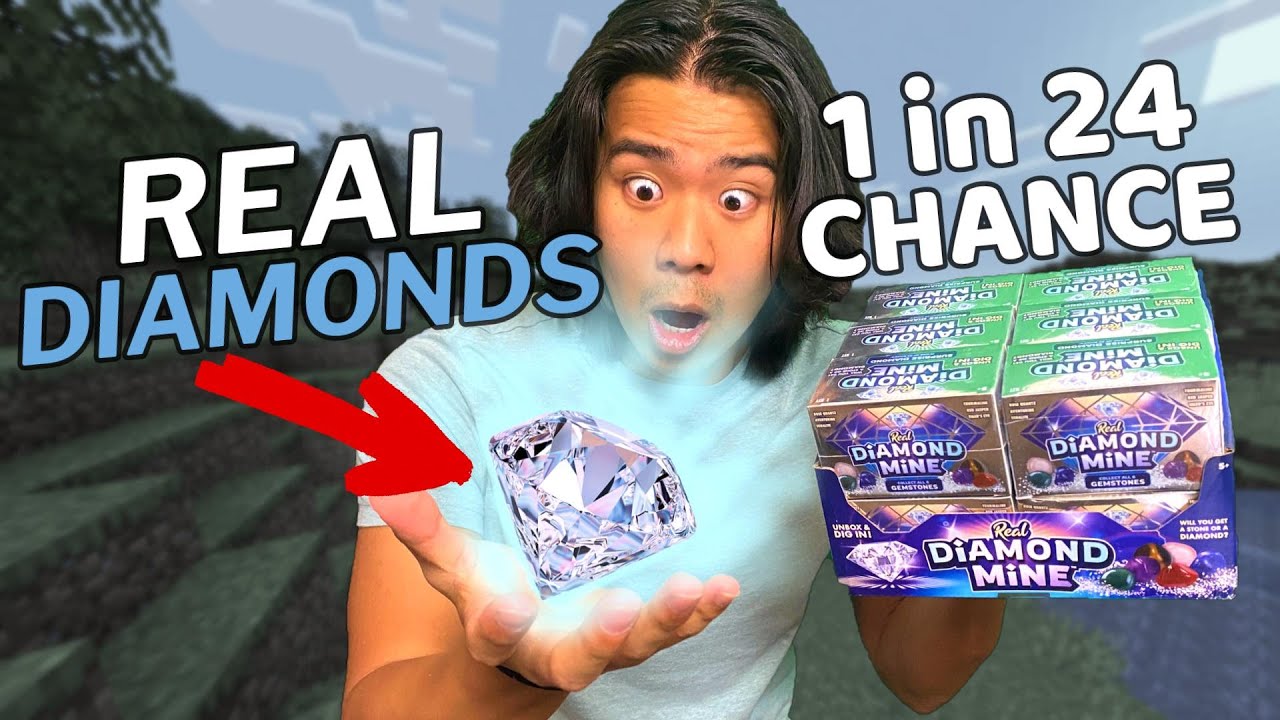 Hunting For REAL Diamonds (Diamond Mining Toys)