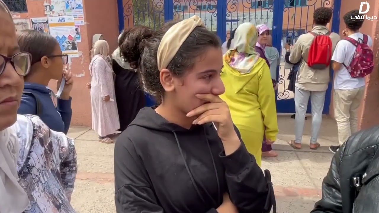 مراكش- التلاميذ خارجين كيبكيو جاهم الباك صعيب