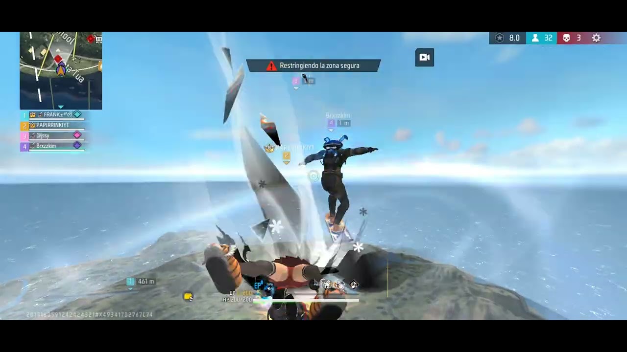 EL FRANK SALVANDO LA PARTIDA#garena#freefire #garenafreefire #juegos #viral 