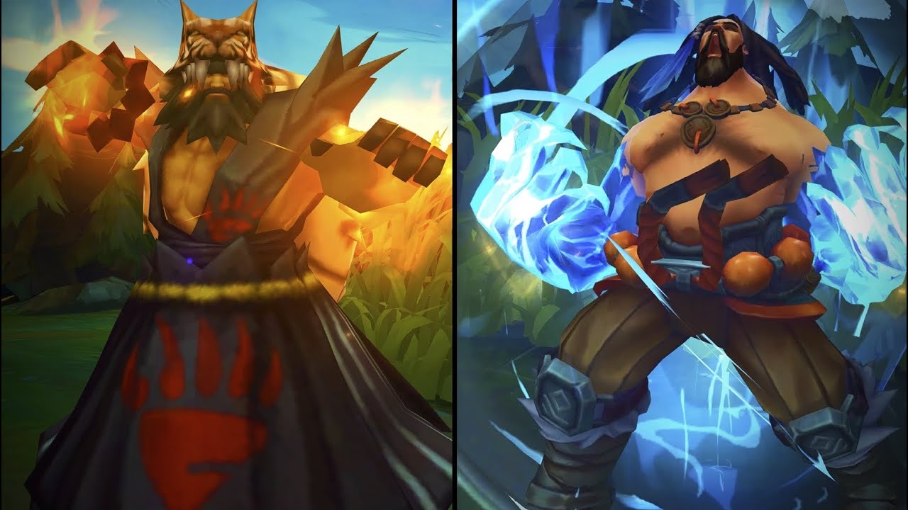 UDYR REWORK 2022 ALL SKINS OLD VS NEW COMPARISON - League of Legends