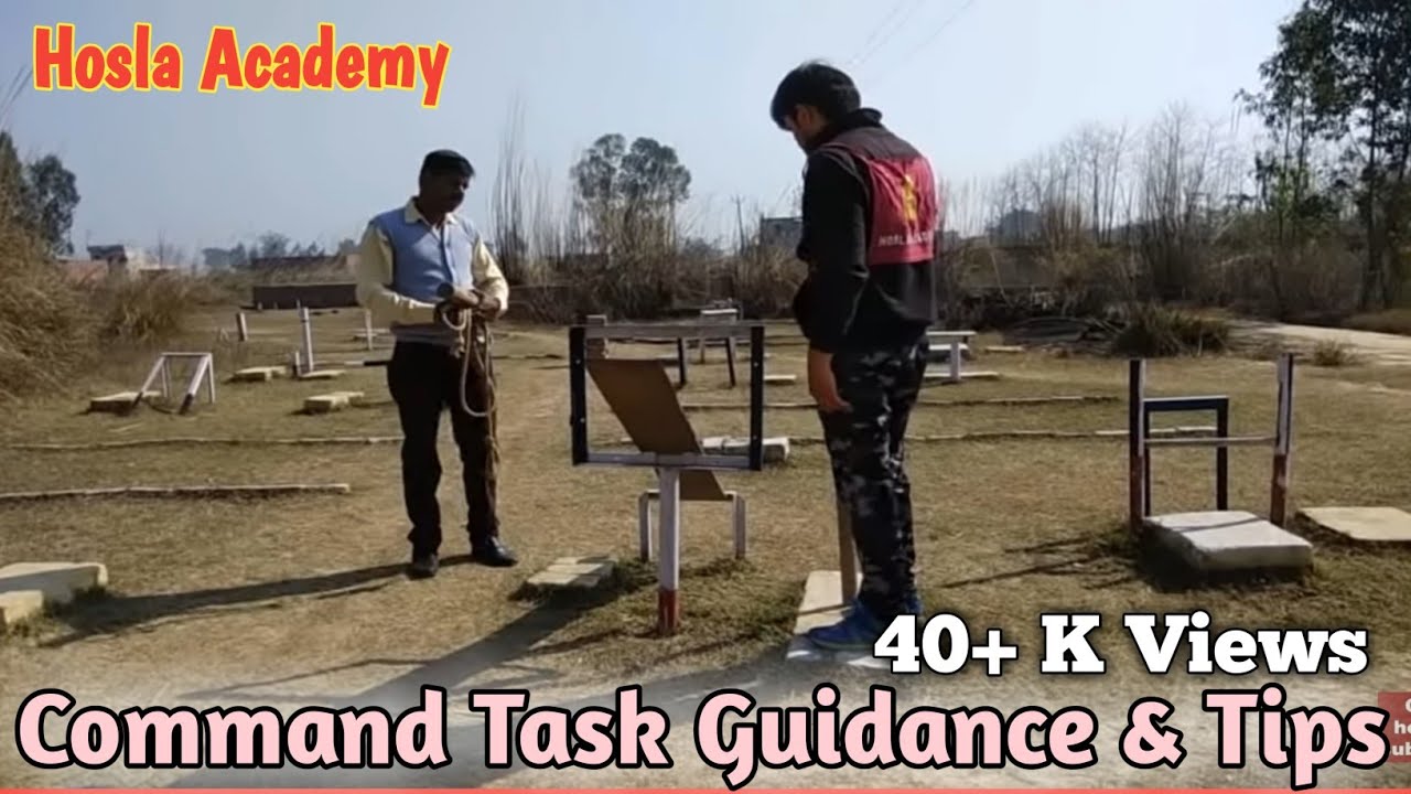 SSB INTERVIEW VIDEO || GTO COMMAND TASK GUIDANCE AND TIPS BY HOSLA ACADEMY