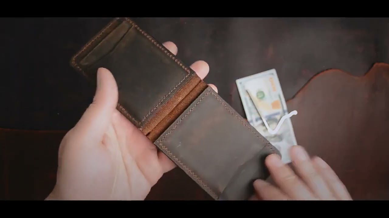DIY Bifold Wallet w/ Money Clip &ndash; PDF & SVG Pattern 💸🧵