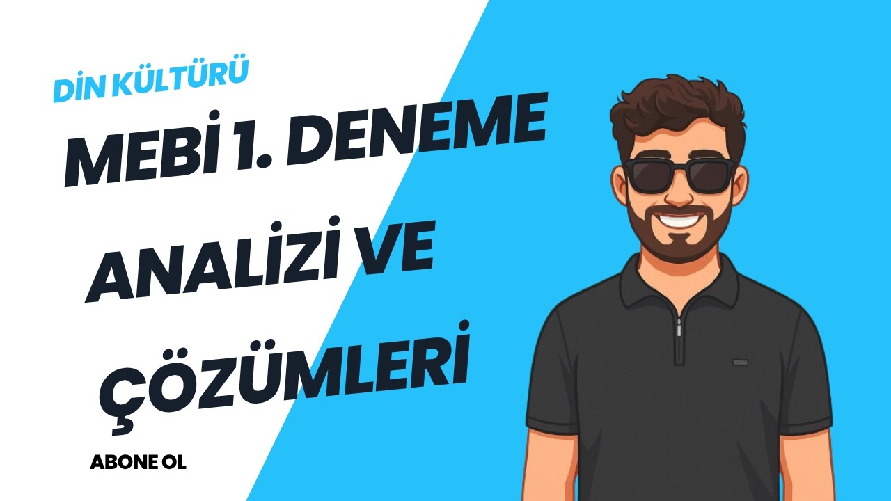 MEB MEBİ 1. LGS DENEMESİ DİN KÜLTÜRÜ SORU ÇÖZÜMÜ #LGS #din #deneme