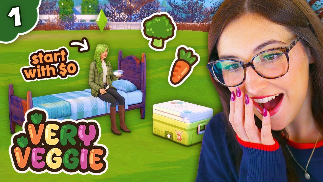*NEW* rags to riches but it's healthy 🥦 very veggie legacy #1 (the sims 4)