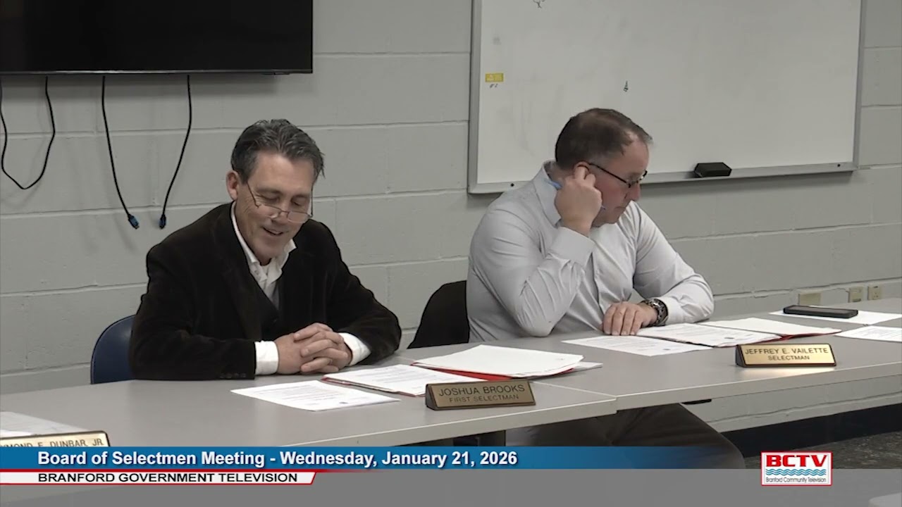 Board of Selectmen 01/21/2026
