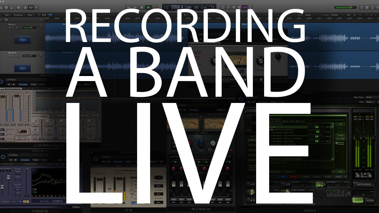 How to Record a Band Live (in the studio)