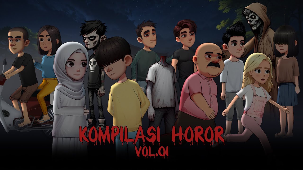 Video Kompilasi 2024 Vol.01 | Animasi Horor | Cerita Misteri