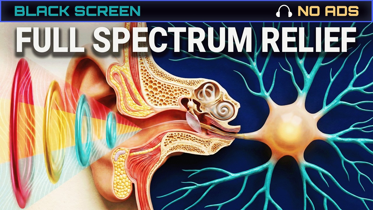 Tinnitus Masking Sounds &mdash; Full Spectrum Notch + Dual Neuromodulation | 10 Hours