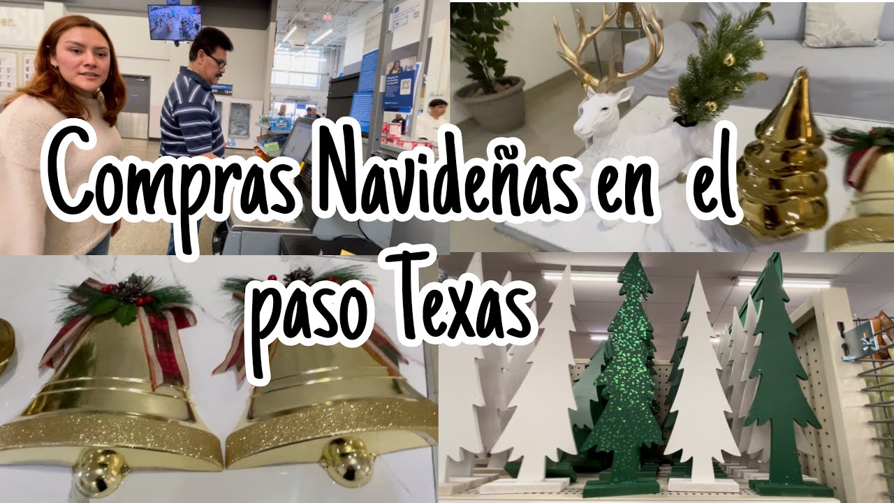Viaje al paso Texas #compras decoración Navideñas
