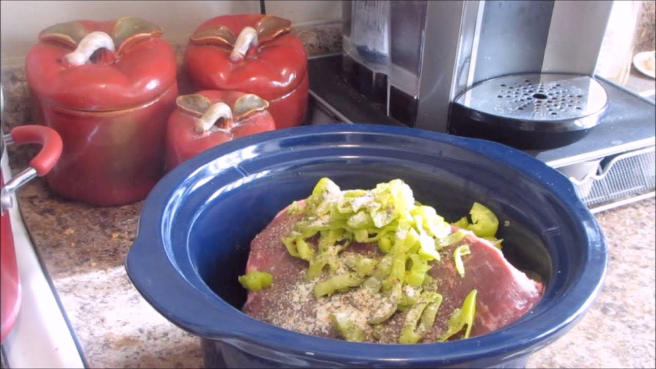 Slow Cooker Italian Roast Beef