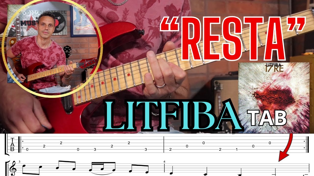 Resta - Tutorial Chitarra (con Tab) Litfiba