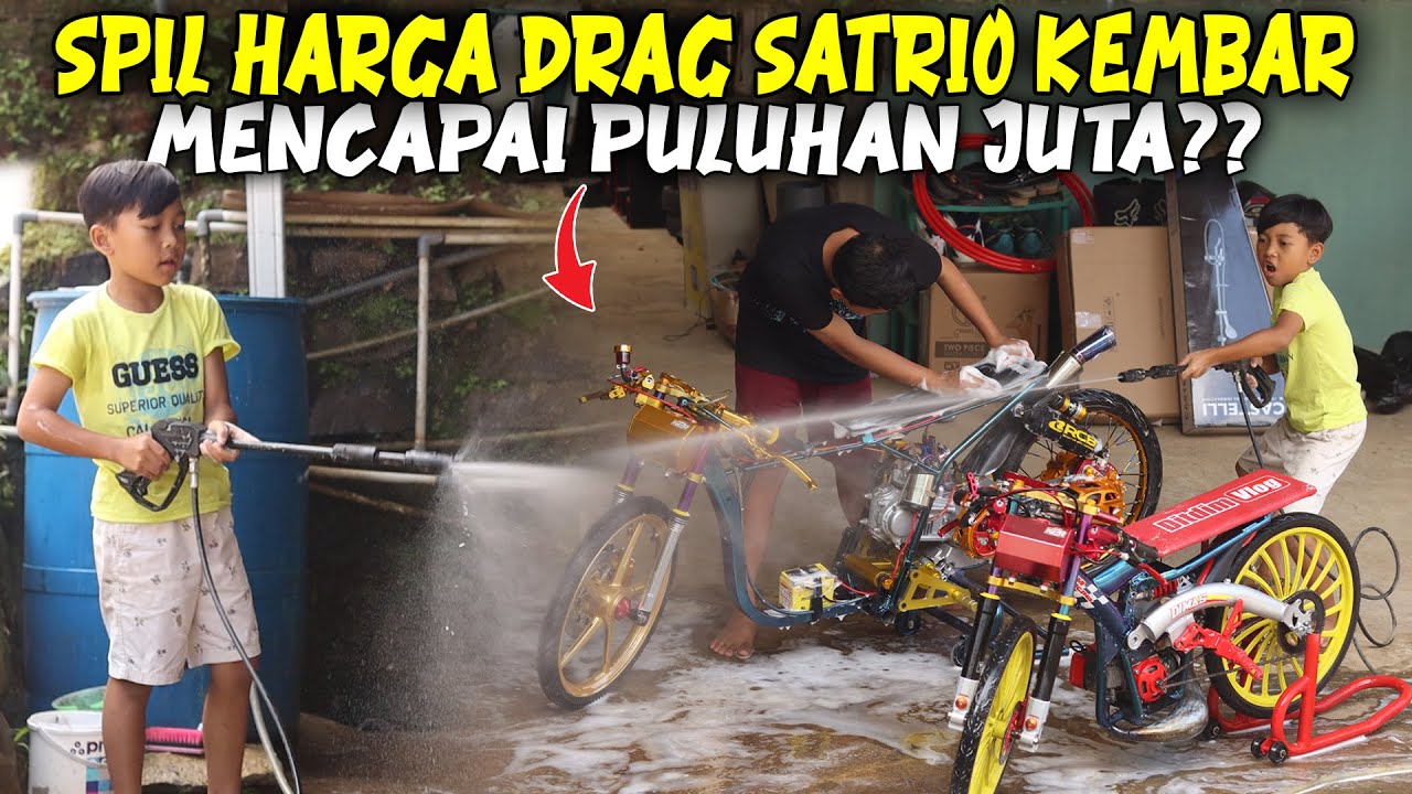 DITDIM CUCI DRAG DAN SPIL HARGA DRAG SATRIO KEMBAR, HABIS BERAPA YA??