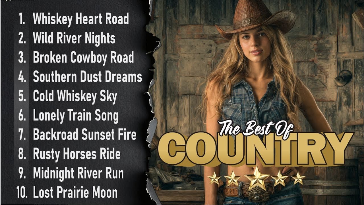 Calm Country Playlist / for Relax / Work / Pop / Ballad / Study / Coffee 🤠🎶